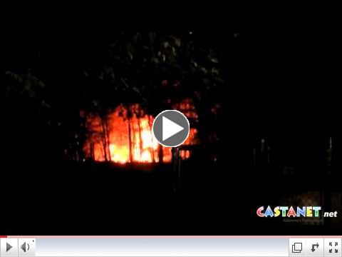 RV fire at Bear Creek 