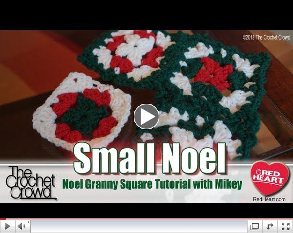 Crochet Small Noel Granny Squares