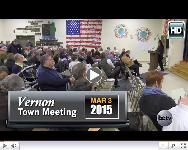 2015 Vernon Town Mtg Pt 2 3/3/15