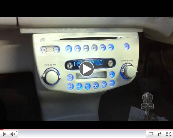 The Figaro Shop - Nissan Figaro Upgraded Stereo In Detail