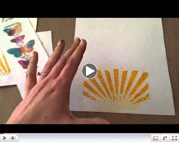 Ranger Ink Tim Holtz Distress Glitter Video Review