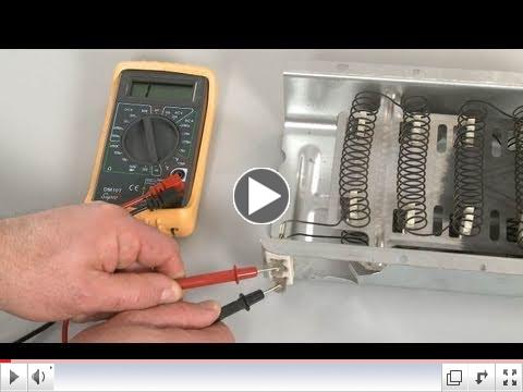 Dryer Heating Element Test