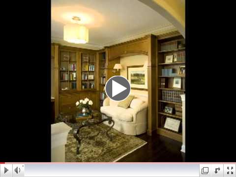 Office/Library Makeover Revealed by Interiors by Donna Hoffman