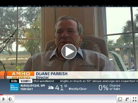 Parrish promotes South Carolina live via Skype on The Weather Channel