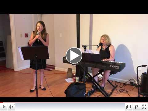 Linda Marks and Abigail Arndt sing 