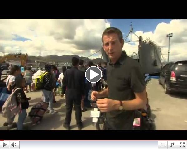 TYPHOON HAIYAN - AID FINALLY ARRIVES - BBC NEWS