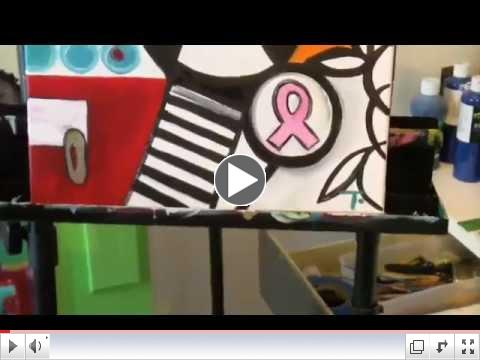 PINK RIBBONS AND PICASSO PIN-UPS