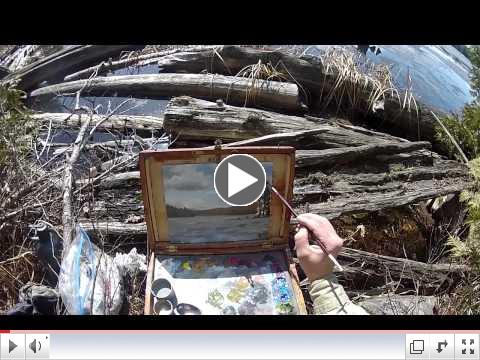 Re-creating Tom Thomson's Painting 