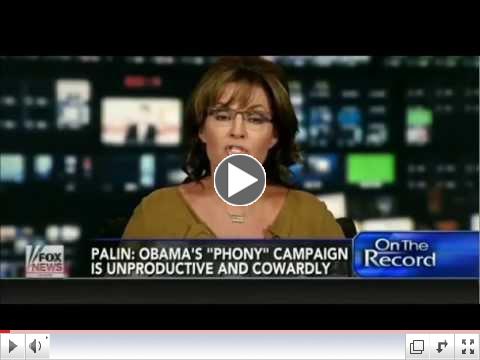 Fox: Palin Rips Phony Obama And Media - 7/26/2013