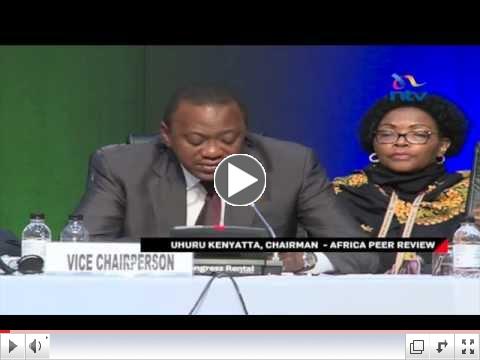 H.E Uhuru Kenyatta elected Chair of the African Peer Review Forum
