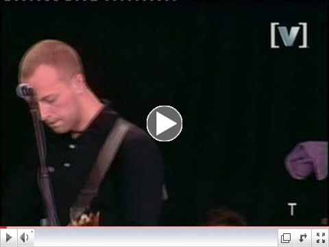 coldplay performing sparks live at the big day out 2001