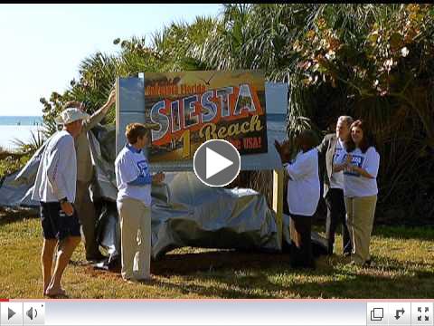 Best Beach in America sign unveiling