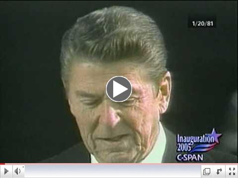 C-SPAN: President Reagan 1981 Inaugural Address
