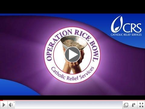 Join CRS' Operation Rice Bowl to make a difference in the lives of those in need