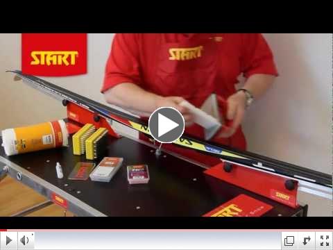 START - Application of glider basewax