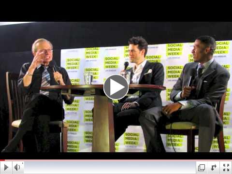 Larry King interviews Nick Cannon at SMWLA 2012