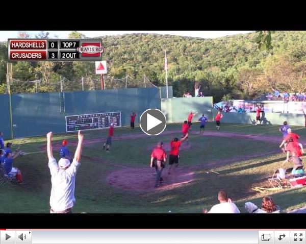 Amazing Game-ending Catch at the 2013 Travis Roy Foundation WIFFLE Ball Tournament