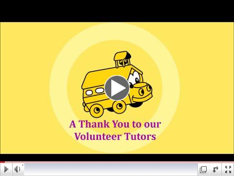 A Thank You to our Volunteer Tutors