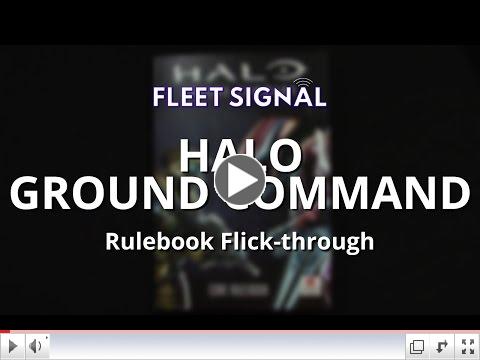 Halo: Ground Command Rulebook Flick-Through - Fleet Signal