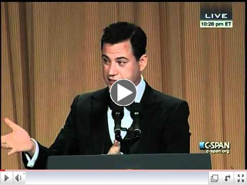 Jimmy Kimmel Hosts the 2012 White House Correspondents' Dinner