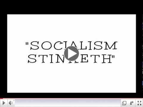 SOCIALISM STINKETH