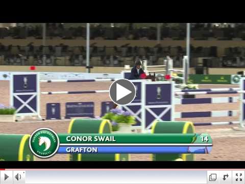 Watch Conor Swail and Grafton in their jump-off round! http://youtu.be/pCYclY_SOlU