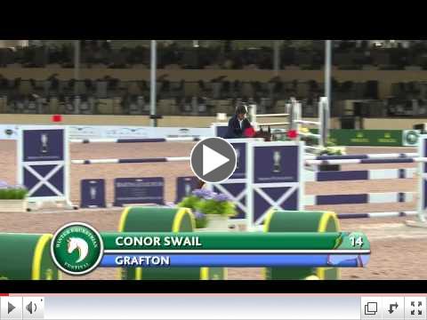 Watch Conor Swail and Grafton in their jump-off round! http://youtu.be/pCYclY_SOlU