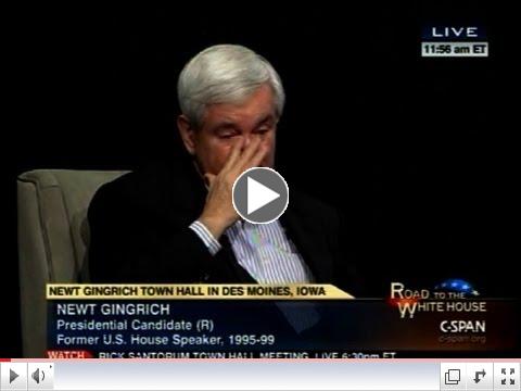 Newt Cries Recalling Mother