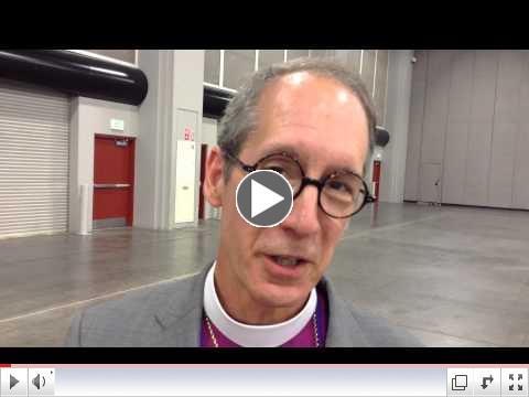 Bishop Mathes' Response to Presiding Bishop Election (0:46)