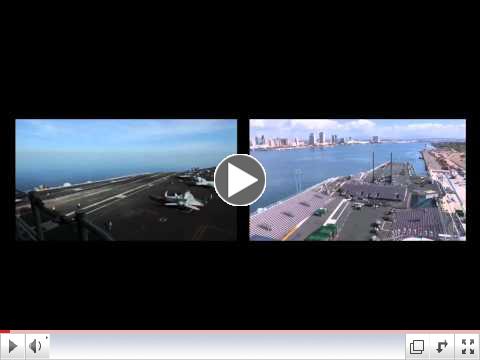 USS Stennis operating USS Carl Vinson Preparing for b-game