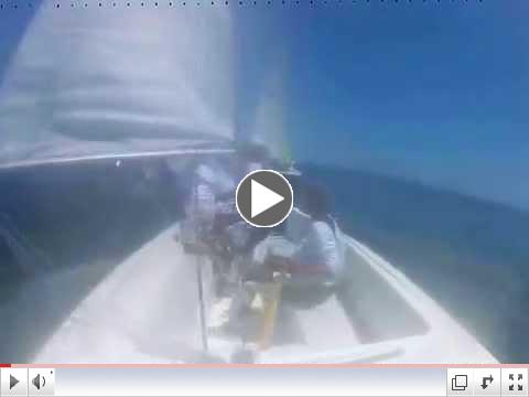 Harbor 20   Downwind in Santa Barbara Daysailer