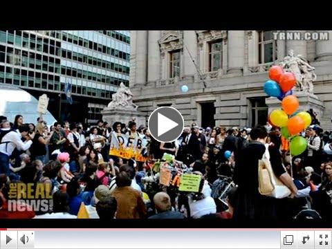 Thousands Protest On Occupy Wall Street's One Year anniversary