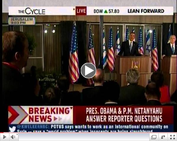 Obama Gets Annoyed With Reporter Asking Questions In Israel