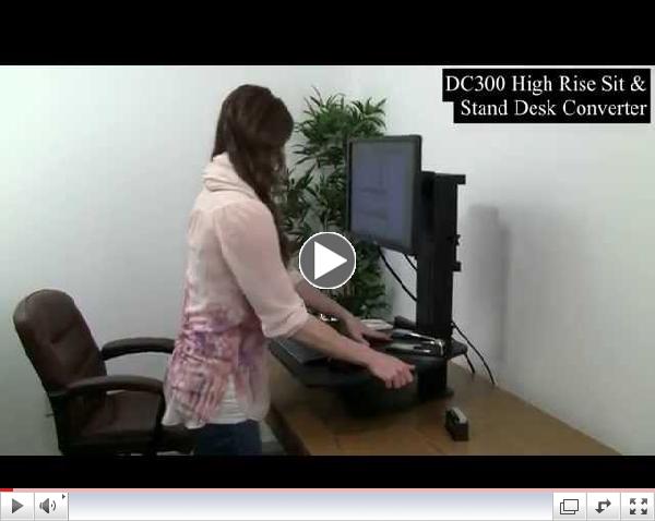 Victor High Rise Collection - DC300 High Rise Sit-Stand Desk Converter