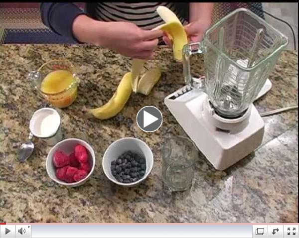 Quick Smoothie for a Healthy Snack