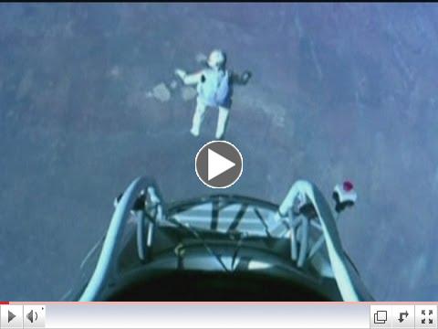 Space jump: Felix Baumgartner skydives 24 miles above Earth