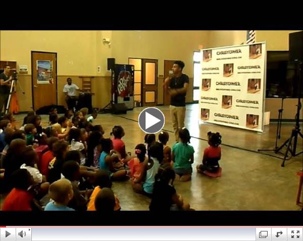 Christopher Eisenberg performing at the Jackie Club video by Boys & Girls Clubs of Acadiana