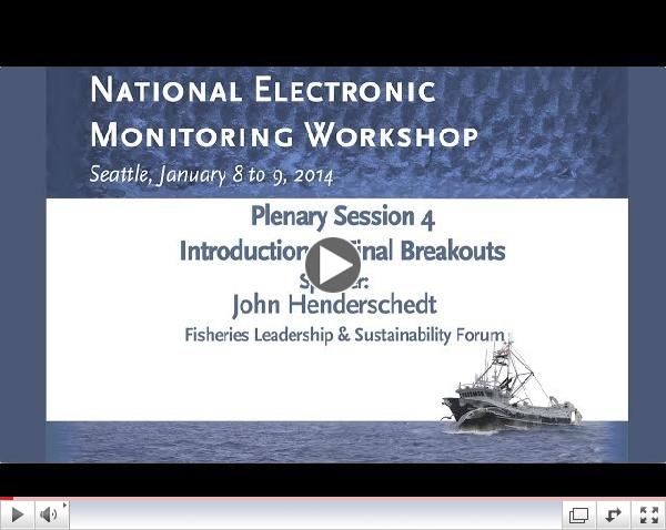 Electronic Monitoring Workshop 2014: Plenary 4 - John Henedersch