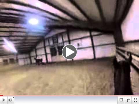 Avery Riding Dribbles with a Head Cam