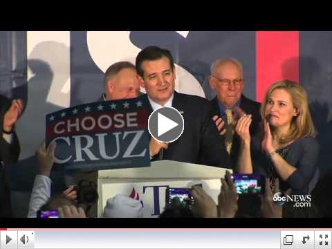 Ted Cruz Iowa Victory Speech