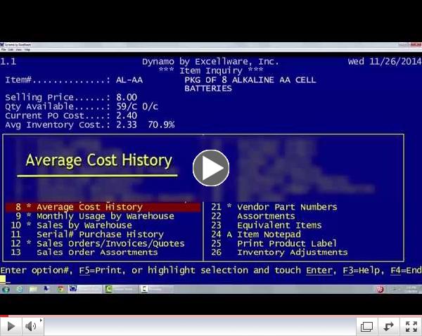 Dynamo Item Inquiry: Part 2