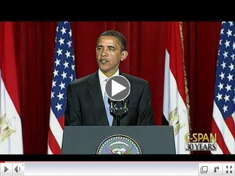 President Obama Speech to Muslim World in Cairo