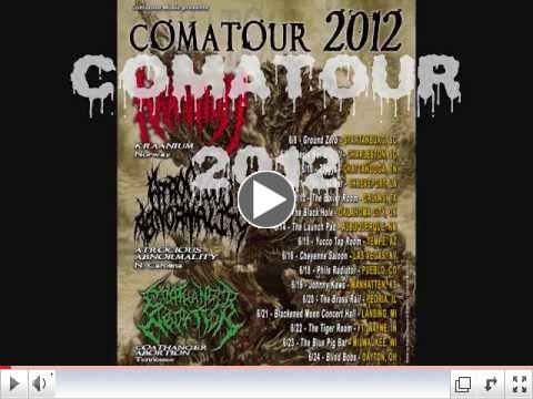 COMATOUR-2012 PROMO with tour dates and venues