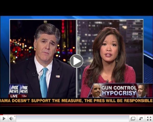Michelle Malkin on the Hypocrisy of Gun Control - Sean Hannity - 12-19-12