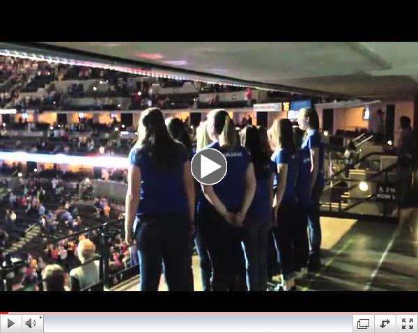 SAIMARAC Honor Choir at Nuggets Game January 18, 2013