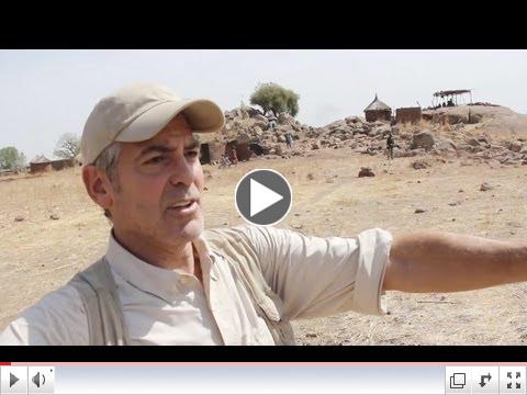 IPSI George Clooney Witnesses War Crimes in Sudan's Nuba Mountains