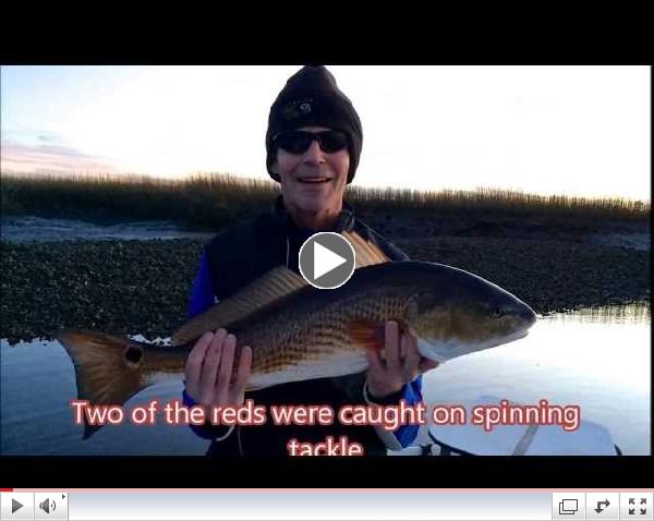 Winter Time Fishing For Red Fish at St. Simons, GA