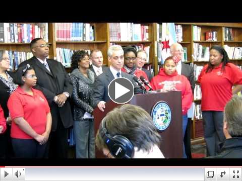 Mayor Emanuel Announces $1.25 Million Investment in Advanced Manufacturing Education