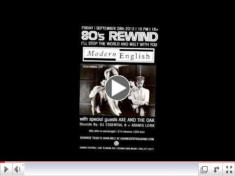 9/28/12 | MODERN ENGLISH | 80s REWIND | Grand Central