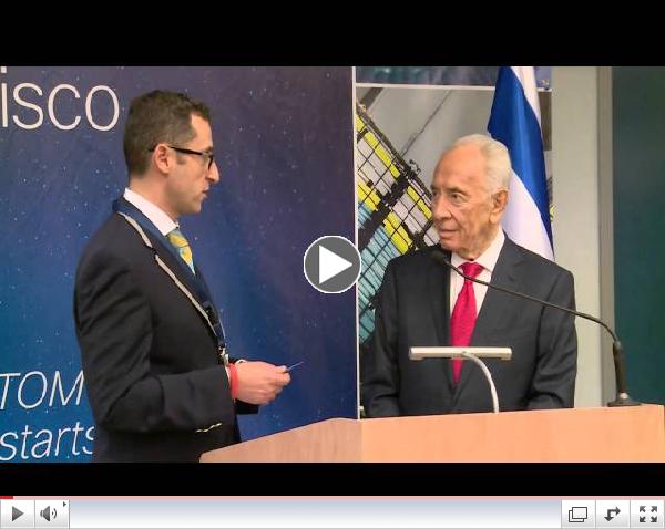 i24news Shachar Peled - Peres Guinness Record